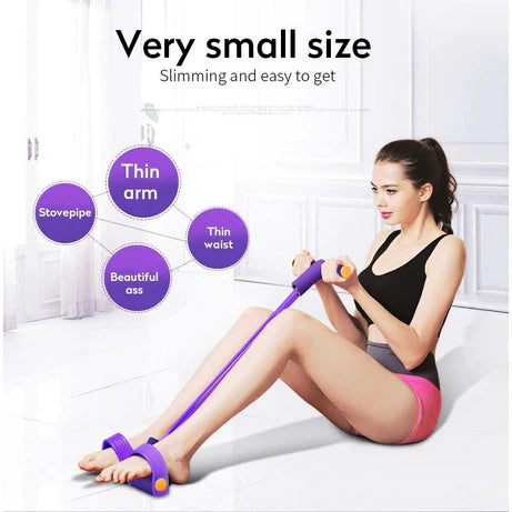 Trimmer Exercise Fitness Band with Strong 4 Tubes